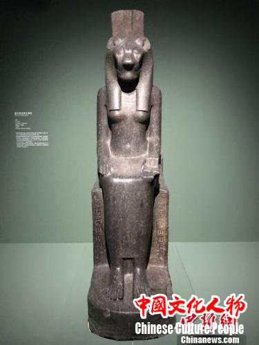 塞克荷迈特女神像。胡健 摄 塞克荷迈特女神像。胡健 摄