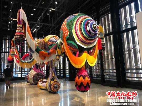 展览现场。 郑莹莹 摄 展览现场。 郑莹莹 摄