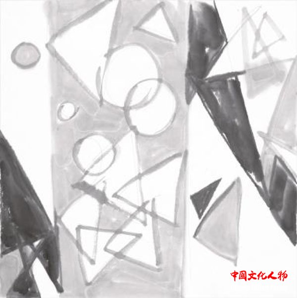 杨晓阳作品《课徒稿（抽象）》