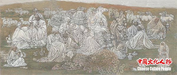 杨晓阳作品《草原之夜》