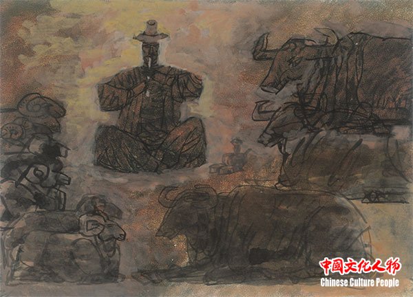 杨晓阳作品《神笛》